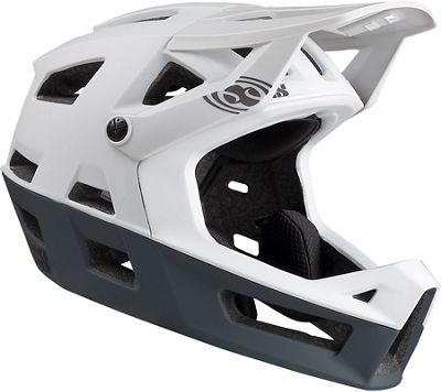 IXS Trigger Full Face MTB Helmet - Off White-Grey - M/L, Off White-Grey